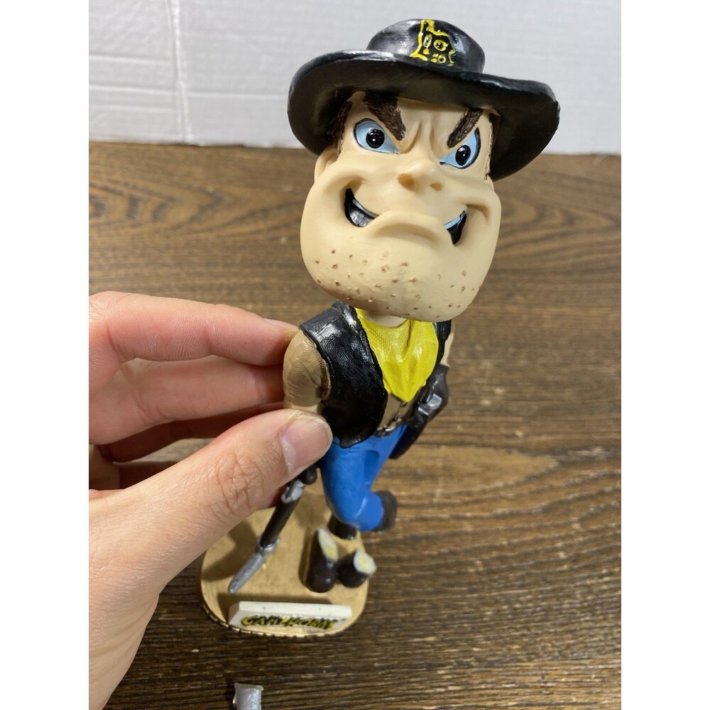 *BROKEN* *SEE PICS* Cal State Long Beach CSULB Mascot Prospector Pete Bobblehead